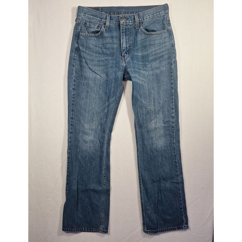 Levi’s 527 Slim Bootcut Jeans Mens Size 33X32 Blue Denim 005527-4257